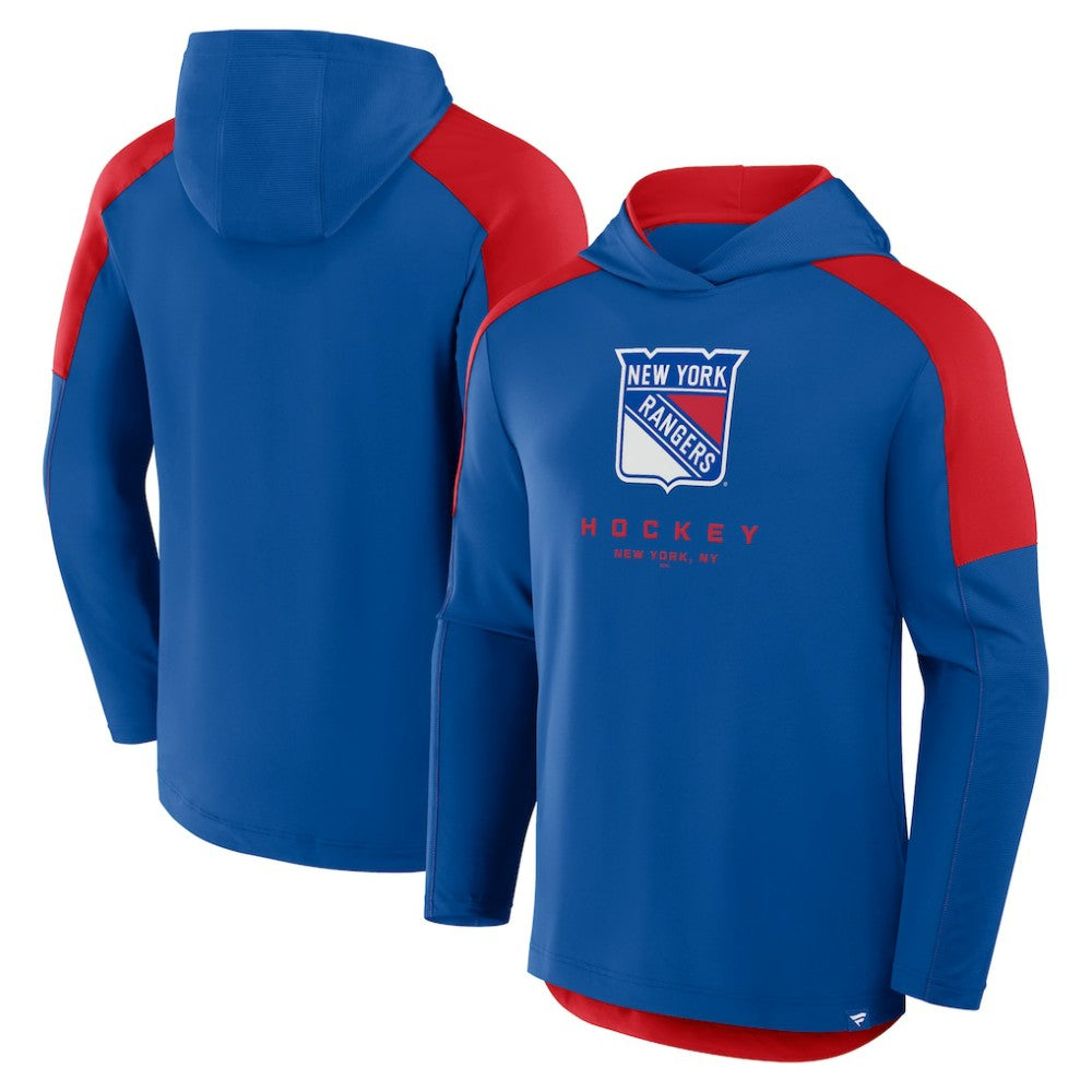 New York Rangers Fanatics Meta Game Transitional Pullover Hoodie - NHL Hoodies