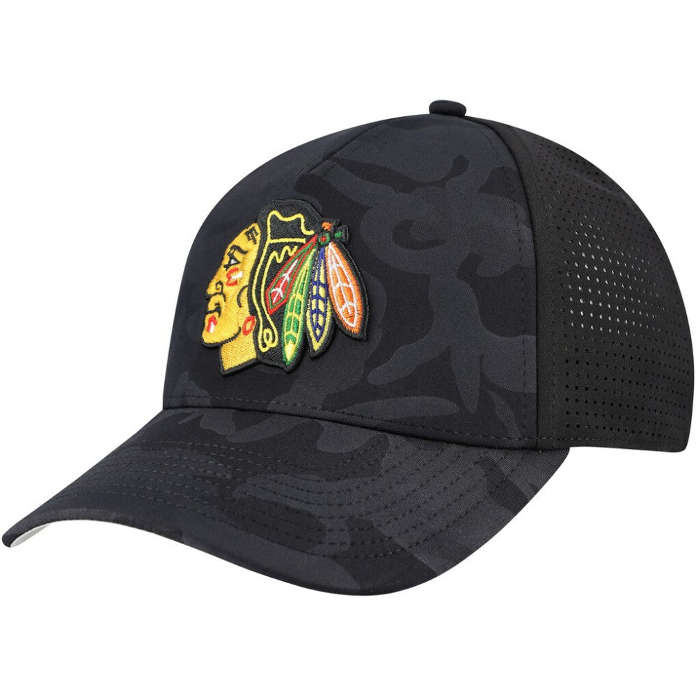 Chicago Blackhawks American Needle Valin Camo Super Tech Vented Adjustable Hat - NHL Hats