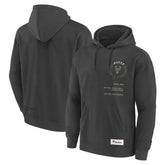 Gray Milwaukee Bucks Future Ground Info Elements Premium Pullover Hoodie | NBA