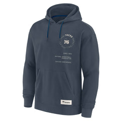 Blue Philadelphia 76ers Future Ground Info Elements Premium Pullover Hoodie | NBA