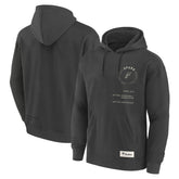 Gray San Antonio Spurs Future Ground Info Elements Premium Pullover Hoodie | NBA
