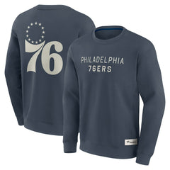 Blue Philadelphia 76ers Elements Future Ground Lettering Pullover Sweatshirt | NBA