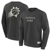 Gray Phoenix Suns Elements Future Ground Lettering Pullover Sweatshirt | NBA
