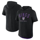 Black Sacramento Kings Pass Legend Raglan Hoodie T-Shirt | NBA