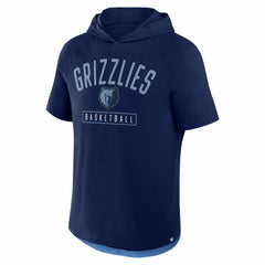 Navy Memphis Grizzlies Pass Legend Raglan Hoodie T-Shirt | NBA