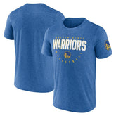 Heather Royal Golden State Warriors Logo Athletic Block Practice Performance T-Shirt sale | NBA