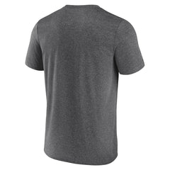Heather Charcoal Portland Trail Blazers Logo Athletic Block Practice Performance T-Shirt | NBA