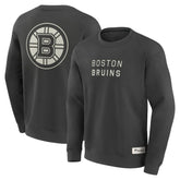 Boston Bruins Fanatics Elements Future Ground Lettering Pullover Sweatshirt - NHL Sweatshirts