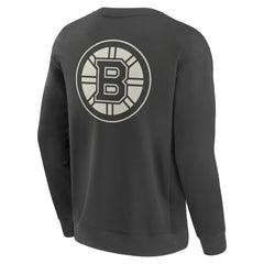 Boston Bruins Fanatics Elements Future Ground Lettering Pullover Sweatshirt - NHL Sweatshirts