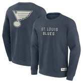 St. Louis Blues Fanatics Elements Future Ground Lettering Pullover Sweatshirt - NHL Sweatshirts