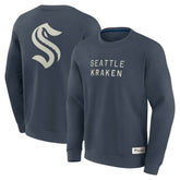 Seattle Kraken Fanatics Elements Future Ground Lettering Pullover Sweatshirt - NHL Sweatshirts