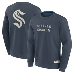 Seattle Kraken Fanatics Elements Future Ground Lettering Pullover Sweatshirt - NHL Sweatshirts