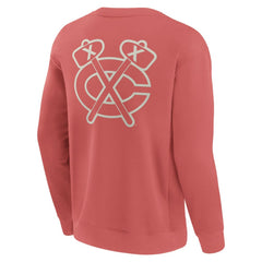Chicago Blackhawks Fanatics Elements Future Ground Lettering Pullover Sweatshirt - NHL Sweatshirts