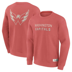 Washington Capitals Fanatics Elements Future Ground Lettering Pullover Sweatshirt - NHL Sweatshirts