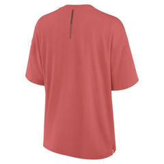 New Jersey Devils Fanatics Women's Oversized Elements Raw Edge Future Ground T-Shirt - NHL T-shirts