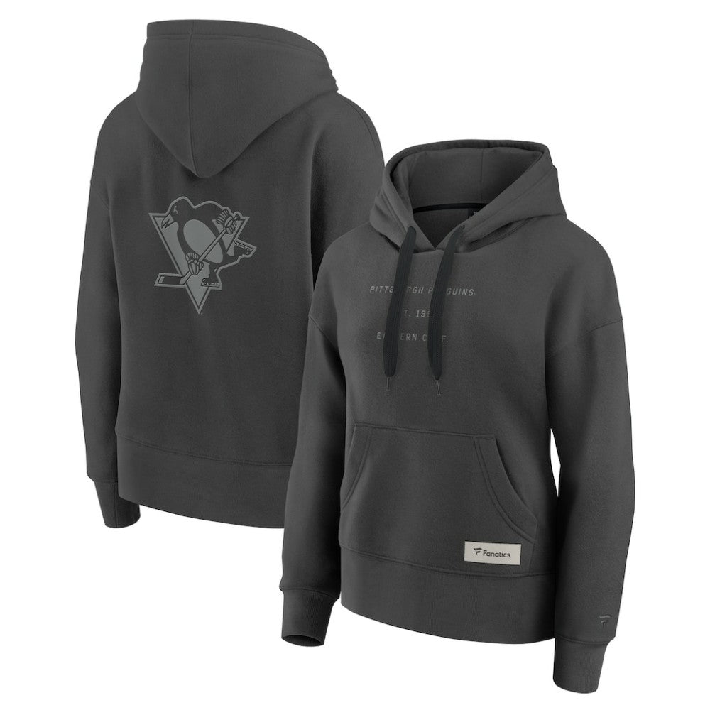 Pittsburgh Penguins Fanatics Women's Elements Future Ground Subtle Tonal Pullover Hoodie - NHL Hoodies