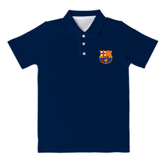 Barcelona Vive La Fete Youth Solid Polo