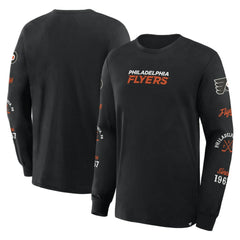 Philadelphia Flyers Fanatics Boxed In Legacy Long Sleeve T-Shirt - NHL T-shirts