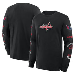 Washington Capitals Fanatics Boxed In Legacy Long Sleeve T-Shirt - NHL T-shirts