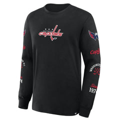 Washington Capitals Fanatics Boxed In Legacy Long Sleeve T-Shirt - NHL T-shirts