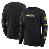 Pittsburgh Penguins Fanatics Boxed In Legacy Long Sleeve T-Shirt - NHL T-shirts