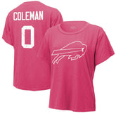 Buffalo Bills Keon Coleman Majestic Threads Women's Name & Number T-Shirt | NFL Discount