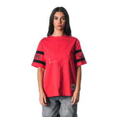 Kansas City Chiefs The Wild Collective Women's Drop Shoulder T-Shirt | NFL Hot