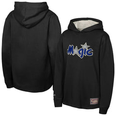 Black Orlando Magic Youth Hardwood Classics Lightweight Thermal Long Sleeve Hoodie T-Shirt | NBA