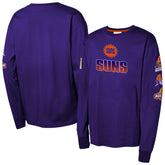 Purple Phoenix Suns Youth Hardwood Classics All Over Long Sleeve T-Shirt | NBA