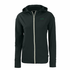 New York Jets Cutter & Buck Women's Primary Logo Daybreak Eco Recycled Full-Zip Hoodie Jacket | NFL Discount