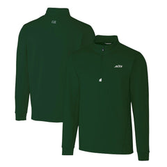 New York Jets Cutter & Buck Primary Logo Traverse Stretch Quarter-Zip Top | NFL Outlet