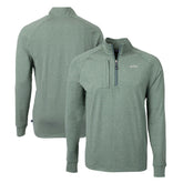 New York Jets Cutter & Buck Primary Logo Adapt Eco Knit Quarter-Zip Top | NFL On sale