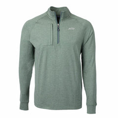 New York Jets Cutter & Buck Primary Logo Adapt Eco Knit Quarter-Zip Top | NFL On sale