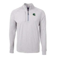 New York Jets Cutter & Buck Helmet Adapt Eco Knit Quarter-Zip Top | NFL Online