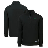 New York Jets Cutter & Buck Primary Logo Roam Eco Recycled Quarter-Zip Pullover Top | NFL On sale