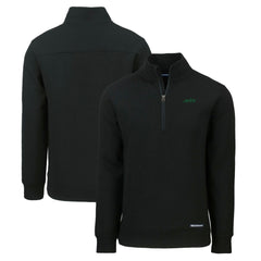 New York Jets Cutter & Buck Primary Logo Roam Eco Recycled Quarter-Zip Pullover Top | NFL On sale