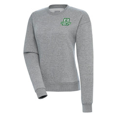 Heather Gray Boston Celtics Antigua Women's Victory Pullover Sweatshirt | NBA