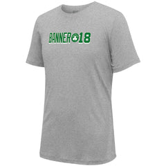 Heather Gray Boston Celtics Stadium Essentials 18-Time NBA Finals Champions Banner 18 Forever T-Shirt | NBA