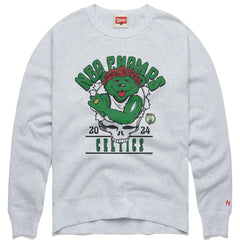 Ash Boston Celtics Homage Unisex 2024 NBA Finals Champions Grateful Dead Tri-Blend Pullover Sweatshirt | NBA