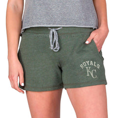 Kansas City Royals Concepts Sport Women's Mainstream French Terry Tri-Blend Shorts - MLB Shorts