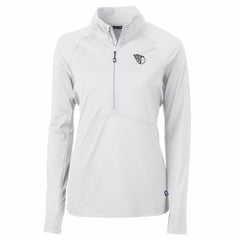 Cleveland Guardians Cutter & Buck Women's Adapt Eco Knit Stretch Recycled Half-Zip DryTec Top - MLB Tops