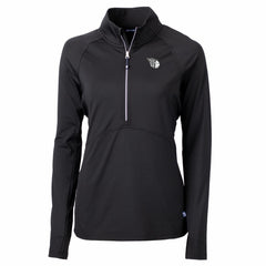 Cleveland Guardians Cutter & Buck Women's Adapt Eco Knit Stretch Recycled Half-Zip DryTec Top - MLB Tops