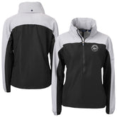 New York Mets Cutter & Buck Women's Charter Eco Recycled Half-Zip Anorak Jacket - MLB Jackets