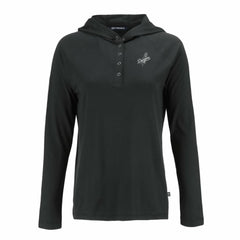 Los Angeles Dodgers Cutter & Buck Women's Coastline Epic Comfort Eco Recycled Raglan Long Sleeve Hoodie T-Shirt - MLB Hoodies