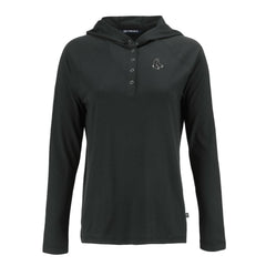 Boston Red Sox Cutter & Buck Women's Coastline Epic Comfort Eco Recycled Raglan Long Sleeve Hoodie T-Shirt - MLB Hoodies