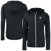 New York Yankees Cutter & Buck Women's Daybreak Eco Recycled Full-Zip Hoodie - MLB Hoodies