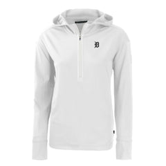 Detroit Tigers Cutter & Buck Women's Daybreak Eco Recycled Half-Zip Hoodie - MLB Hoodies