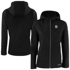 New York Yankees Cutter & Buck Women's Evoke Eco Softshell Recycled Full-Zip Hoodie Jacket - MLB Jackets