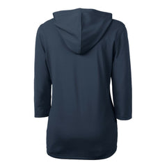 Detroit Tigers Cutter & Buck Women's Virtue Eco Pique Half-Zip 3/4 Sleeve Pullover Hoodie - MLB Hoodies