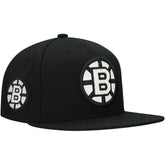 Boston Bruins Mitchell & Ness Team Snapback Hat - NHL Hats
